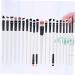 FOYTOKI 20pcs Eye Makeup Eyeliner Eyeshadow Brush Kit Portable Makeup Brush Kit Para Pesta as Eyelash Kits 15.50X1.50X1.50CM As Shown - Buy Online on SooperMarket.com