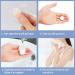 SimPolor 200 Compressed Towels - Portable Disposable Mini Toilet Paper Tablets for Travel Camping and Beauty - Blue & Pink - Buy Online on SooperMarket.com