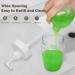 16oz Empty Pump Bottles 2 Pack - Refillable Plastic Soap Dispenser for Shampoo, Lotion, Body Wash - Includes Labels - Cleaning Solutions - Buy Online on SooperMarket.com