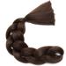 Jumbo Braiding Hair Extensions Colorful Synthetic Hair for DIY Crochet Box Braids Ombre 1Pc 24inch Dark Brown - Buy Online on SooperMarket.com