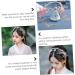 FOYTOKI 1pc Ancient Style Hair Crown Headdress Long Tassel Hair Accessory Vintage Hanfu Hair Accessory Chinese Traditional Hair Accessory Long Tassel Headdress Chinese Style Headband - Buy Online on SooperMarket.com