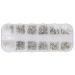 Nail Art Rhinestones ANGGREK Nail Art AB Crystal Rhinestones Colorful Flatback Glass Nail Decoration DIY Manicure Accessory(1#)