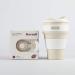 Korzull Collapsible Coffee Mug | Baby Powder Color | 12oz | Leak Proof & Odor Free | Silicone | BPA Free - Buy Online on SooperMarket.com