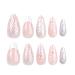 kesurpae Press On Nails Set Equipped With Wearable Tool Kit ABS Manicure Set False Nails Nail Durable And Long-lasting JP2786