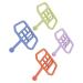 4pcs Football Grid Silicone Baby Teether Chew Toys - Easy Grip Infant Gift for Kids - Buy Online on SooperMarket.com