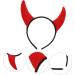 ABOOFAN Horn Headband Halloween Headbands for Women Halloween Horns Headband Cow Horn Headdress Devil Costume for Women Ladies Devil Costume Devil Cosplay Costume Plastic Props Photo Child - Buy Online on SooperMarket.com