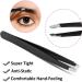 5PC Eyebrow Care Set - Professional Tweezers Curved Scissors & Shaving Brushes for Everyday & Travel Use - Durable Stainless Steel - Buy Online on SooperMarket.com
