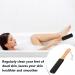 Foot File Foot Scrubber Dead Skin Remover Foot Callus Remover with Wooden Handle for Removes Hard Dead Skin Dry Calluses Rough and Cracked Corn Feet (Black) - Buy Online on SooperMarket.com