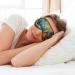 SSIMOO Seaside Lighthouse Soft Sleep Eye Mask | Breathable Eye Patch for Women | Perfect for Travel & Relaxation - Black - Buy Online on SooperMarket.com