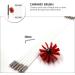 Electric Drill Chimney Brush Set - Lint Remover & Fireplace Cleaning Tool Accessories for Efficient Dryer Vent & Flue Cleaning (41x12cm - Buy Online on SooperMarket.com