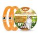 Cat Repellent Treatment Adjustable Cat Repellent Collars Natural Protection Repellent Collar for Cats Water Resistant Repellent Collar for Cats Small-Medium-Large Orange 2pack