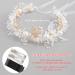TONAUP Bridal Headband Pearl Flower Headbands for Girl White Eucharist Headpiece Head Vines for Weddings Parties Special Occasions - Buy Online on SooperMarket.com