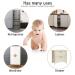 Surplex 10 Pack Child Safety Locks | Invisible Cabinet Protection for Drawers & Doors | No Drilling Easy Assembly - White - Buy Online on SooperMarket.com
