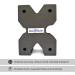 BenchMaster XBlock BMWRXBLK Gun Rest Rack - Grey 7.8 - Buy Online on SooperMarket.com