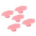 Silicone Exfoliating Lip Brush Silicone Lip Brus Soft Lip Brush Silicone Lip Scrub Brush Lip Scrubber for Men Women Smoother Fuller Lip Appearance 5 PCS