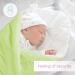 Newborn Cotton Swaddle Wrap Blanket in Green - 0 to 3 Months | Soft Sleeping Bag for Baby - Buy Online on SooperMarket.com