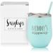 SassyCups Mommy's Sippy Cup Wine Tumbler - Engraved Stainless Steel Stemless Glass (12oz, Mint) - Perfect Gift for New Mom or Mom to Be - Buy Online on SooperMarket.com
