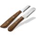 Trimmeters Set for dogs and cats with fine and rough tooths 2-part fur care comb for dog fur underwool fur knife dog cups stainless steel knife