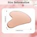 Stainless Steel Gua Sha Tool for Face & Body - Rose Gold Facial Massage Tool | Tighten Skin & Enhance Beauty | Includes Travel Pouch - Buy Online on SooperMarket.com