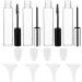 KALLORY 6 Sets Mascara Tube Clear Eyelash Mascara Eyelash Wand Tube Mascara Wand Sample Self Made Travel 10.5X1.5CMx3pcs Assorted Colorx3pcs - Buy Online on SooperMarket.com