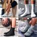 Seiciviy Men's Compression Ankle Athletic Socks - White (3 Pairs) - Buy Online on SooperMarket.com