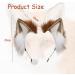 Mystiqut 1Pc Handmade Faux Fur Animal Ear Headband Fox Wolf Ears Headband Halloween Christmas Cosplay Party Costume Accessories Fluffy Wolf Fox Cat Ears Headband Costume Hair Hoop - Buy Online on SooperMarket.com