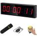 BTBSIGN 2.3inch Digital Countdown Wall Clock Large Stopwatch with Remote and Switch Button for Obstacle Racing
