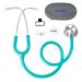 SCIAN Stethoscope Dual Head for Nurses Doctors Med Students Classic Stainless Steel Stethoscope Home Diagnostics Medical Supplies with Carrying Bag Pearlescent Green