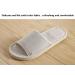 6 Pair Open Toe Breathable Spa Slippers for Hotel Guests - Beige Medium & Gray Large - Washable Unisex Slippers - Buy Online on SooperMarket.com