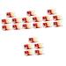 EXCEART 20 Pcs Diy Accessories Hair Pin Tiara Glow Tracks Cars Art Pin Headband Diy Materials Lapel Supplies Mx4pcs Redx4pcs