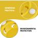 ABOOFAN Yellow Roller Hockey Puck - Inline & Street Hockey Training Equipment - International Shipping Available - Buy Online on SooperMarket.com