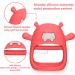Buy Hippo Never Drop Silicone Baby Teeth Toys | Chewing Toys for 0-12 Months | Suction Pacifier & Car Seat Toy (Red) - International Shipping Available - Buy Online on SooperMarket.com