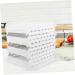 Mikikit Box 30 Egg White Shelf Brackets Shelving Brackets Refrigerator Crisper Organizer Drawer Food Stacker As Shown 28*21.5*28 - Buy Online on SooperMarket.com