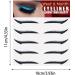 Stick On Glitter Eyeliner Strips | Instant -Adhesive Eyeliner Stencil Sparkle 5 Pairs Makeup Eyeliner Stickers Sticker Eyeliner for Party Eye Makeup Tool Eyeliner Tool Bukisa silver (five pairs) - Buy Online on SooperMarket.com