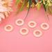 Alomejor 100pcs 25mm Baby Teething Relief Ring | Safe DIY Craft Accessories for Baby Crafts - Buy Online on SooperMarket.com