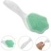 Mikinona Silicone Face Brush Handheld Face Brush Pore Cleaner Silicone Face Scrubber Handle Face Brush Cleansing Brush Face Brush Cleansing Silicone Brush Manual Silica Gel Blackhead Brush 15.3x5.2cm Green - Buy Online on SooperMarket.com