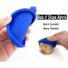 COMTIM Small Cat Food Can Lids - 2 Pack Silicone Covers for 3 oz Cans - Blue/Green - Buy Online on SooperMarket.com