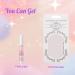 Mouyou Short Square Press On Nails - Nude Pink Gradient White Full Cover Artificial Fingernails with Glue for Women & Girls - F7 - Buy Online on SooperMarket.com