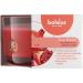 Bolsius Moods Scented Candle - Pomegranate Glass Red Small | Real Scents & Cotton Wick | International Shipping - Buy Online on SooperMarket.com