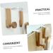 Alipis Wood Cupboards Hat Home Door Hooks Hats Key Coat Hanging Wooden Iron Bedroom Hook Umbrella Punch - Buy Online on SooperMarket.com
