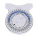Inclinometer Good Sealing Bubble Therapy Inclinometer Scratch Resistant Clean Easy Rotation Non Leak for Students Professionals for Measure Motion Range (Blue) - Buy Online on SooperMarket.com