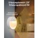 Flowood Night Light with Motion Detector - 4 LED Stair Lights for Kids' Rooms Hallways Bedrooms Kitchen & Cabinets - Battery Operated Warm White T031-W4 - Buy Online on SooperMarket.com