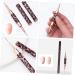 minkissy Nail Polish Nail Art Brush Liner Brush for Nails Nail Art Pen Nail Art Liner Brush Nail Liner Brush for Painting Nail Liner Brush for Manicure Acrylic Metal The Brush - Buy Online on SooperMarket.com
