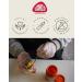 Buy Lanco Teething Ring Elephant Ears - 100% Natural Rubber White | Safe & Eco-Friendly | International Shipping Available - Buy Online on SooperMarket.com