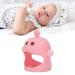 Silicone Chick Shape Baby Teether with 2 Teether Stems - Cherry Powder Color - Daytime and Nighttime Teething Relief - Cute and Safe Chew Toy - Buy Online on SooperMarket.com
