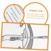 6pcs Stainless Steel Spring Earwax Cleaner Tool Set - Ear Pick, Earwax Catcher, Digger, Spiral Remover, Scoop - Buy Online on SooperMarket.com