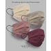 Virtue Code Earth Tones Disposable Face Mask Pack - 50 Cute Masks for Men and Women in Cream, Pink, Burgundy, and Beige Colors - Buy Online on SooperMarket.com