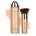 Flawless AirBrush Foundation High Coverage Foundation Smooth Creamy Matte Spray Foundation Makeup Kit For Mature Skin With Natural Nude Finish (2 Warm Porcelain) 2Warm Porcelain