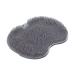 WALULAN Bath Body Brush Foot Back Massage Pad Silicone Exfoliating Non-Slip Bath Pad with Suction Cup Grey