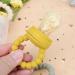 Buy Fruit Pacifier Feeder - Yellow Multifunctional Food & Gum Relief Tool for Babies - Buy Online on SooperMarket.com